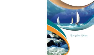 The Best View | Waterscapes & Mountains in Wavy Frames | on White