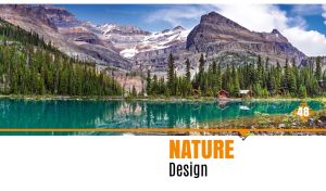 Natural landscape with the O'Hara Lake and the Canadian Rockies under a blue sky