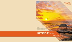 Travel Guide | Scenic Landscapes with Oblique Panel Decor | on Beige