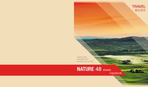 Beige travel guide cover featuring sweeping Tuscany grasslands