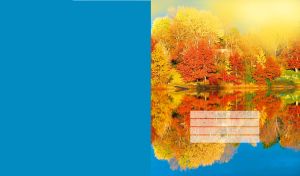 Landscapes on blue | Serene lakes with reflections and red canyon