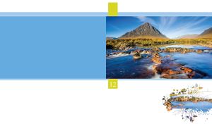 Harmonious Nature | Mountains in the Background | on Bright & White