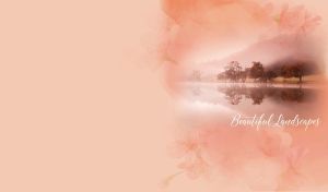 Beautiful Landscapes | Nature in Soft Floral Pastel Vignettes