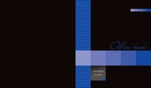 Stylish blue color palette on a black grid backdrop