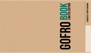 Corrugated cardboard texture with black and emerald font