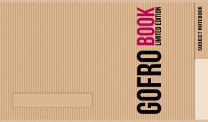 Corrugated cardboard texture with black and fuchsia pink font