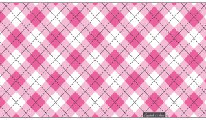 Pink and white seamless rhombus pattern on a white background