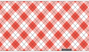 Light red and white seamless rhombus pattern on a white background
