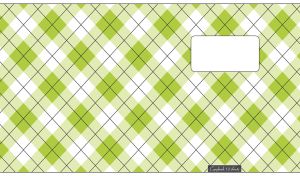 Light olive green and white seamless rhombus pattern on a white background