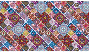 Mandala Tiles & Rings | Seamless Patterns of Colorful Harmony