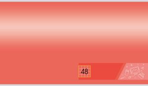 Pastel red gradient backdrop with office tool icon set