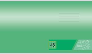 Light green gradient backdrop with office tool icon set