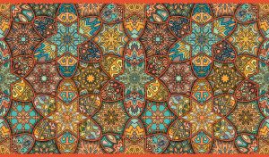 Bohemian Harmony | Seamless Mandala Patterns and Boho Mosaics
