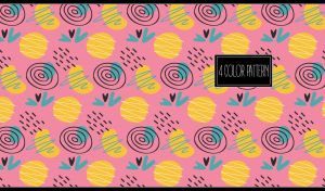 4 Color Pattern | A Symphony of Colors and Seamless Doodles