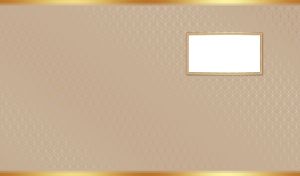 Gold art deco cubes seamless outlined pattern on beige