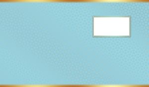 Gold crisscross hexagon mesh seamless outlined pattern on baby blue