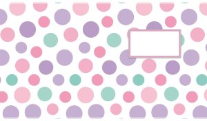 Gentle Pastels | Pink, Purple, and Green Seamless Designs on White