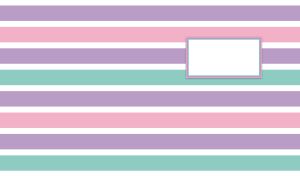 A seamless pattern of horizontal stripes in soft pastel colors on white