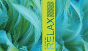 Abstract digital feather close-up in teal hues