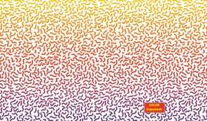 Vibrant Doodle | Seamless backgrounds on white and yellow