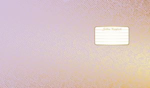 Golden gradient seamless hexagon honeycombs on pastel purple