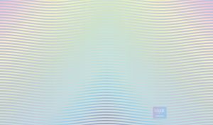Holographic design with a seamless horizontal wavy lines iridescent pattern