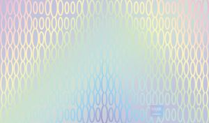 Holographic design with a seamless vertical oval iridescent pattern
