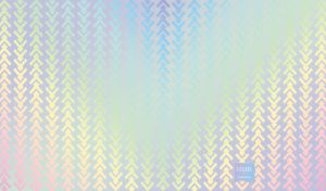 Holographic design with a seamless herringbone iridescent pattern