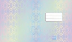 Holographic design with a seamless vertical wavy line iridescent pattern