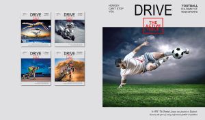 Football player on the cover of a vintage sports magazine on pastel gray