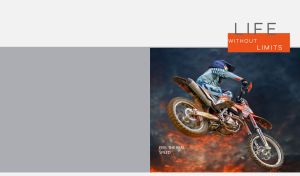 Life Without Limits | Dynamic Motion Against Gray Monochrome