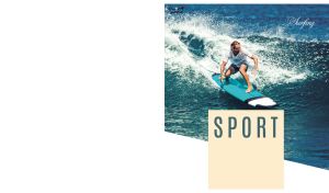 Sport | Dynamic Motion Against Blue & White