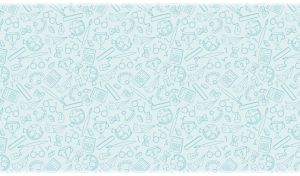 School Scribbles | Hand-Drawn Seamless Patterns on Pastel Backdrops