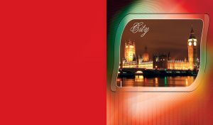 Night cityscape of the Houses of Parliament Palace of Westminster by the river