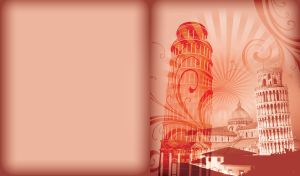 Pastel Horizons | Iconic Cityscapes Adorned with Swirls and Sun Rays