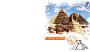 Visa Approved | World Travel in Grunge Vignettes on White