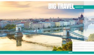 European scenery of Szechenyi Chain Bridge in Budapest at sunrise
