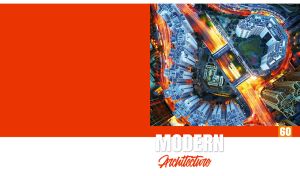 Modern Architecture | Aerial Perspectives on Vibrant & White Backdrops