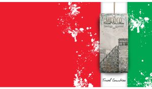 Travel Countries | City Tags on Grunge-Inspired National Flags