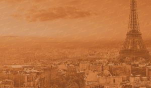 Sepia EU Capitals | Vintage Panoramas on Patterned Backdrops