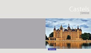 Schwerin castle on an embankment on a pastel gray background