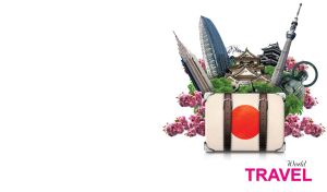 World Travel | Iconic Destinations Inside Flag-Inspired Suitcases | on White