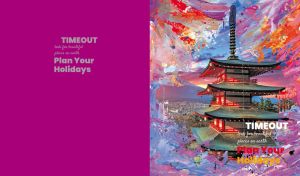 Timeout | Iconic Architectural Monuments in Mottled Strokes Vignette