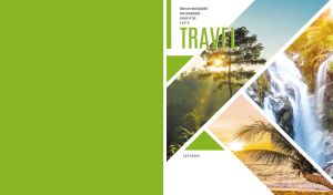 Travel | Unforgettable Corners of Nature | 3 panel K-shape collages | Part 1