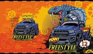 Freestyle Drift Competition | Trucks & Monsters in Pop Art Style