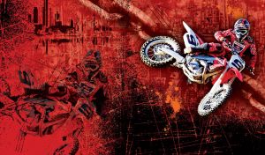 Racers & Splashes | Bikers, Racers, and Speed on Grunge Texture