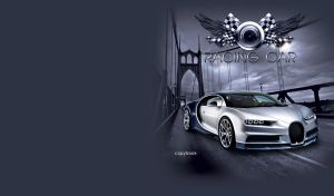 Nocturnal Elegance | Racing Cars on Bridges in Monochrome