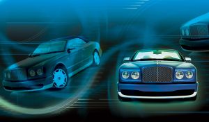 Chromatic Charisma | Luxury Cars on Colorful Backdrops