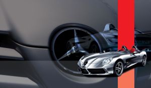 Art and Power | Sports and Concept Cars | On themed artistic backgrounds in black and grey