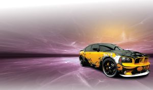 Ice Stage Cars | High-Performance Vehicles Against Grey Gradients